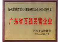 2010年廣東省百?gòu)?qiáng)民營(yíng)企業(yè)